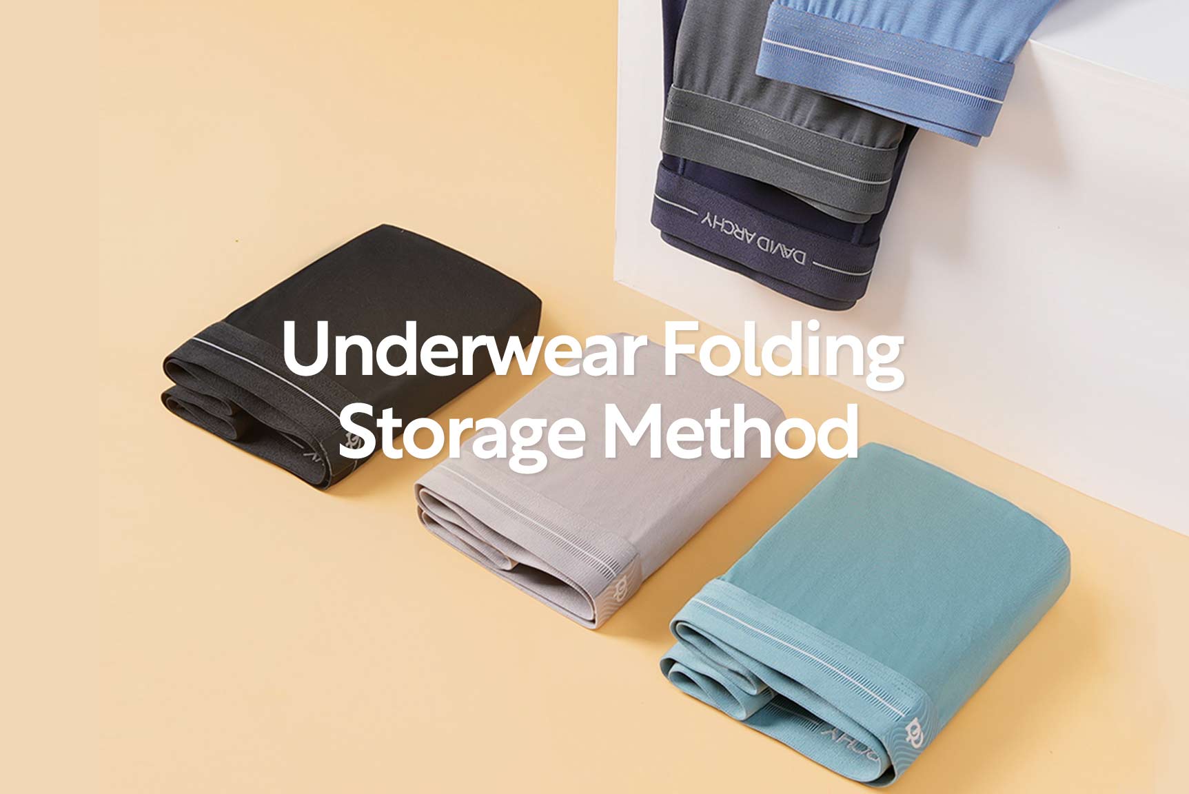 How to fold boxer briefs! #theorganizationstation #howtofold