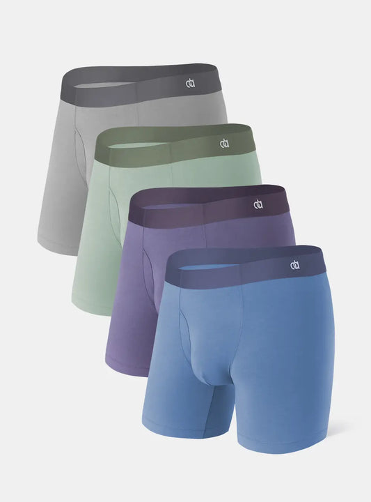 WaistFree™ Ultra-Soft Boxer Briefs 6.5'' (4-Pack)