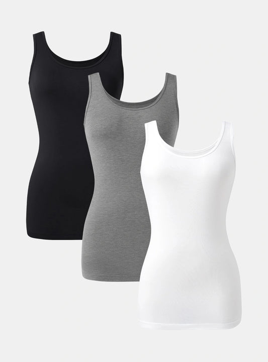 Cotton Soft Tanks (3-Pack)
