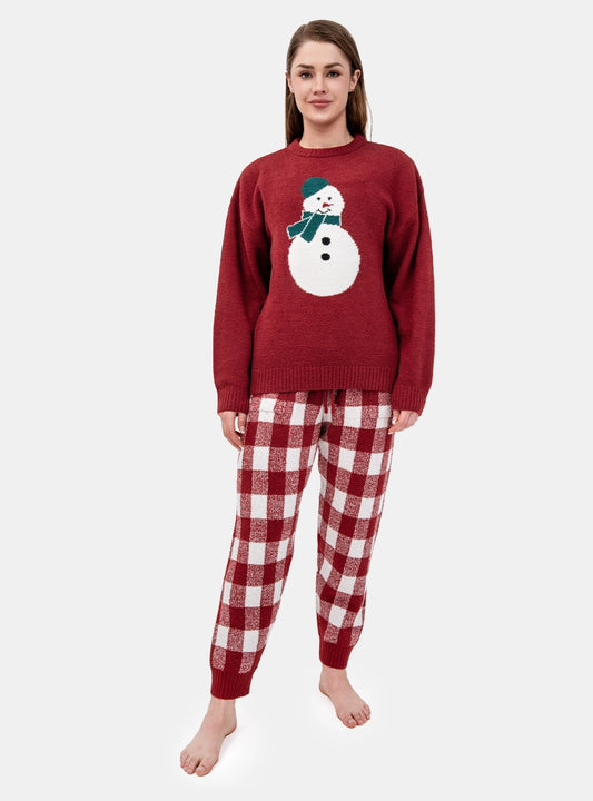 Plush Fleece Comfy Christmas Pajama Set