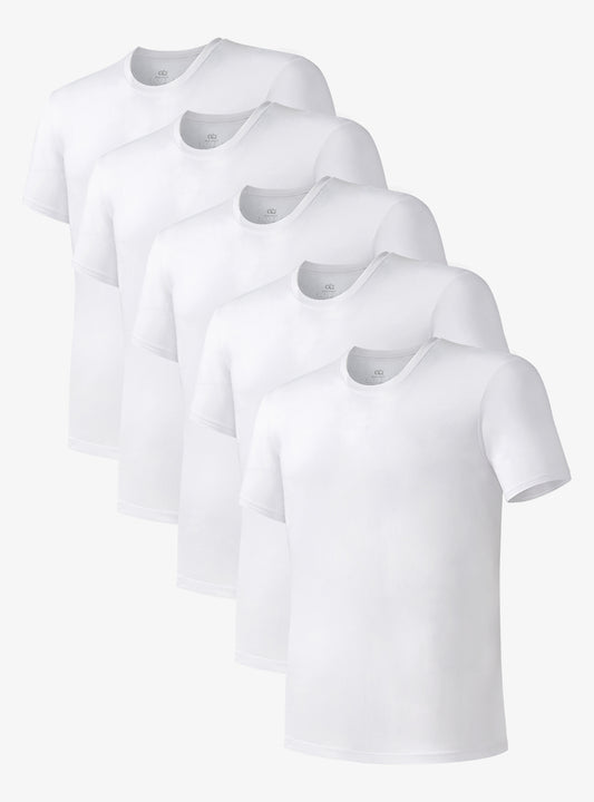 Bamboo Crew Neck Undershirts (5-Pack)
