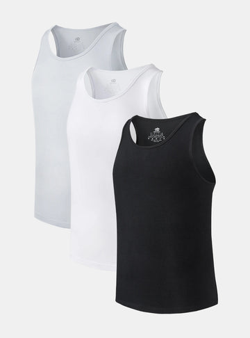 Bamboo Moisture Wicking Tanks (3-Pack)