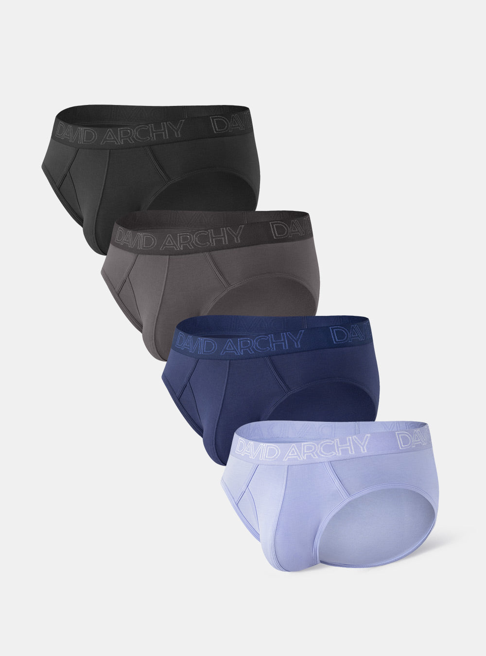 David Archy Underwear DANK08B Men's Rayon Breathable Ultra Soft