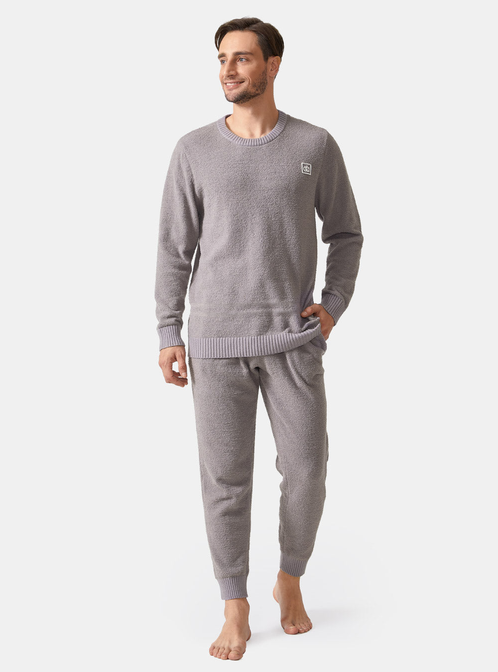 Mens Designer Pajamas for Men Sleepwear Set Pijama Set Long Sleeve