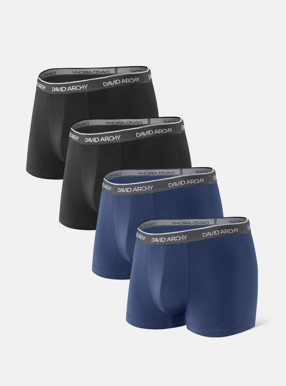 DAVID ARCHY Men's Underwear Ultra Soft Comfy Breathable Bamboo Rayon Trunks  in 4 or 7 Pack : : Clothing, Shoes & Accessories