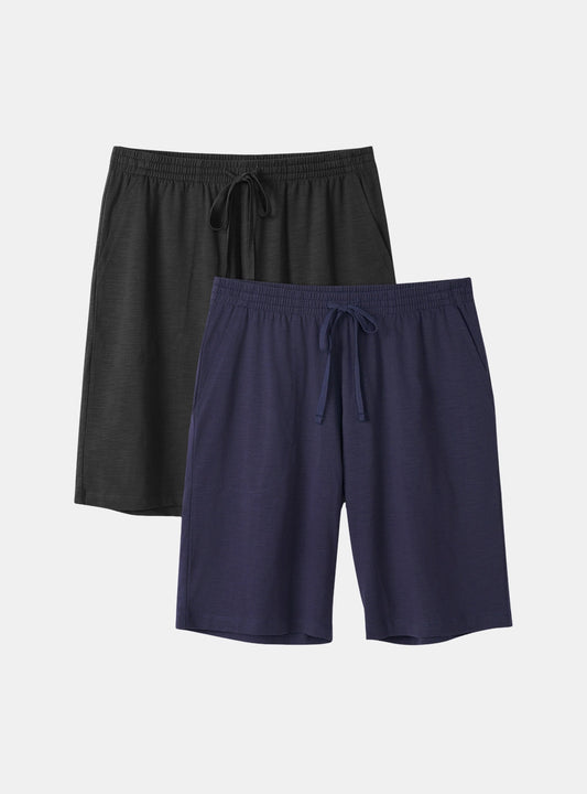 Cotton Airy Sleep Shorts (2-Pack)