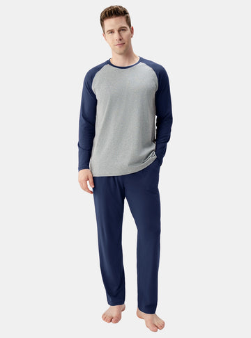 Cotton Soft Crew Neck Pajama Set