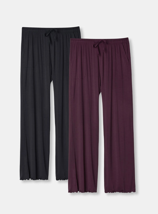 Women's Bamboo Cozy Sleep Pants (2-Pack)