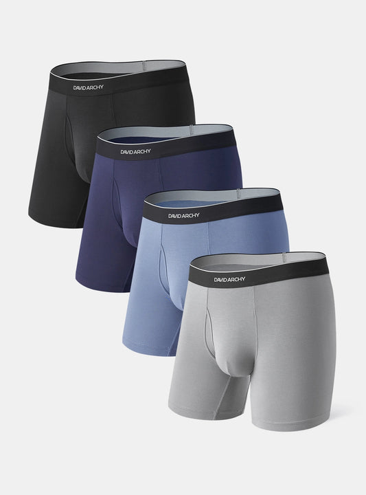 Micro Modal Cloud-Soft Boxer Briefs 6.5" (4-Pack)