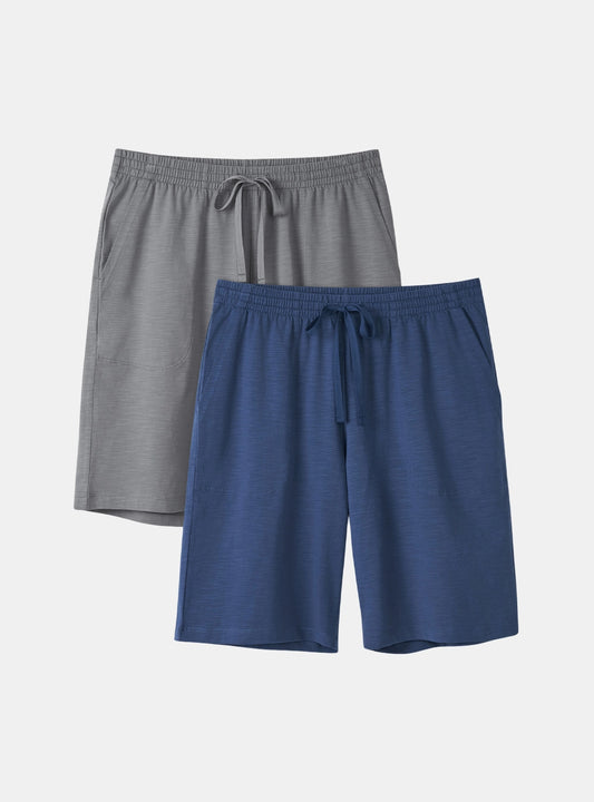 Cotton Airy Sleep Shorts (2-Pack)