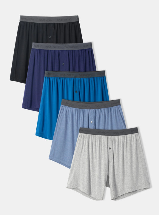 Bamboo Breathable Boxers 6'' (5-Pack)