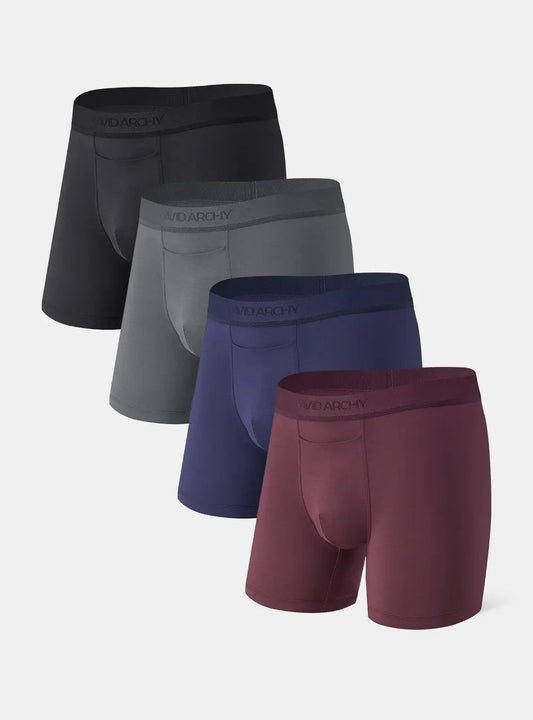 Micro Modal Ultra-Soft Boxer Briefs 6.5'' (4-Pack)