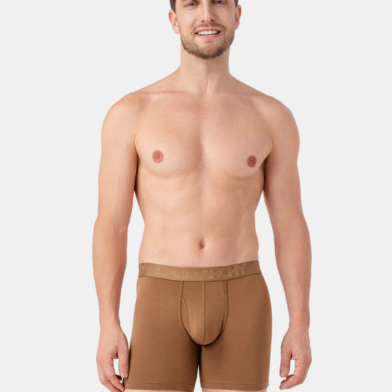 DAVID ARCHY Herenondergoed van bamboe, boxershort, slip, ademend en zacht, boxer met gulp DAVID ARCHY Herenondergoed van bamboe, boxershort, slip, ademend en zacht, boxer met gulp