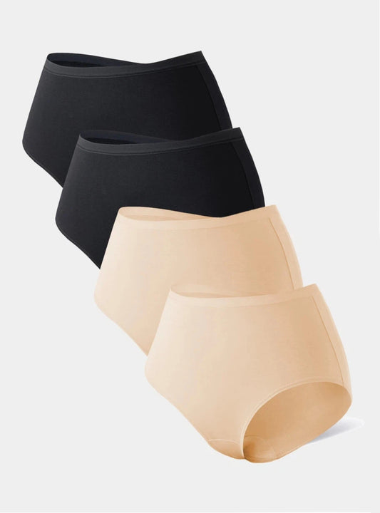 Bamboo Moisture Wicking High-Rise Briefs (4-Pack)