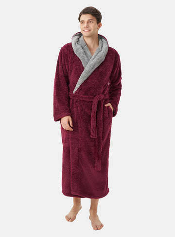 Hooded Fluffy Cozy Plush Robe