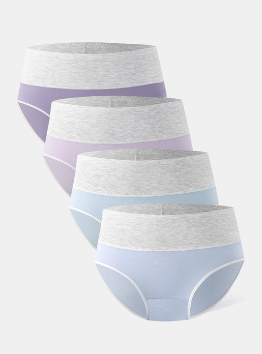 Bamboo Breathable High Rise Briefs (4-Pack)