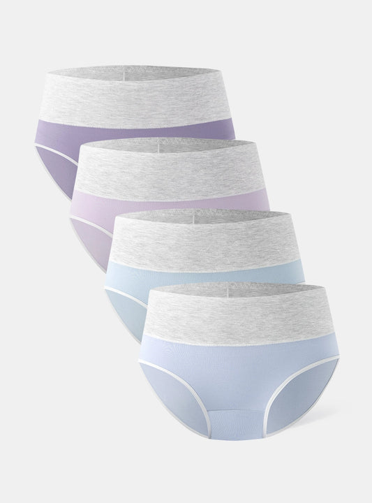Bamboo Breathable High Rise Briefs (4-Pack)