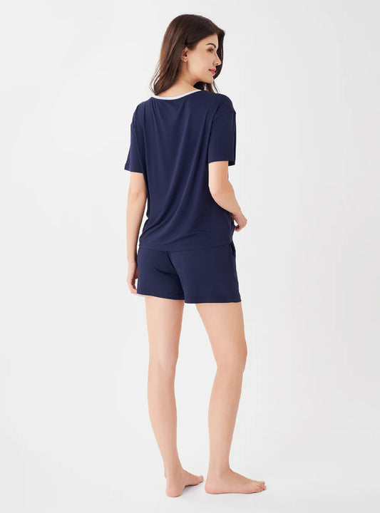 Women's Bamboo Soft Short Pajama Set