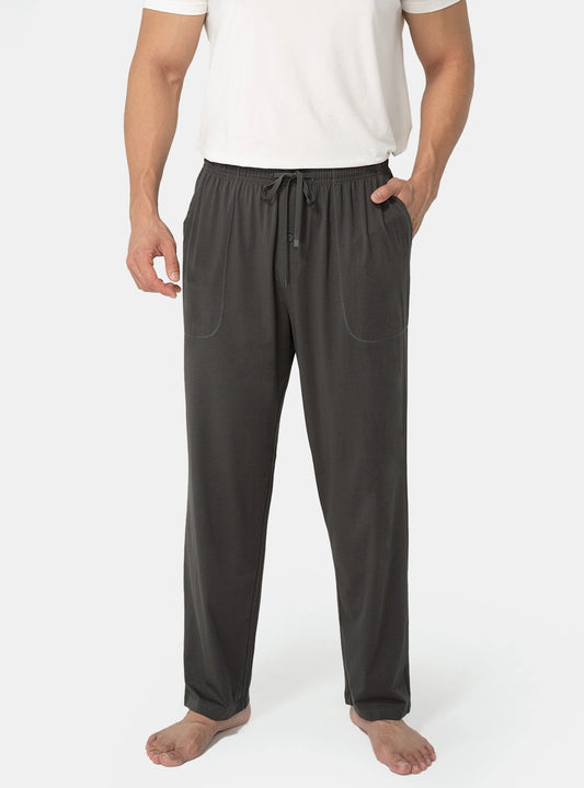 Cotton-Rayon Smooth Sleep Pants (2-Pack)