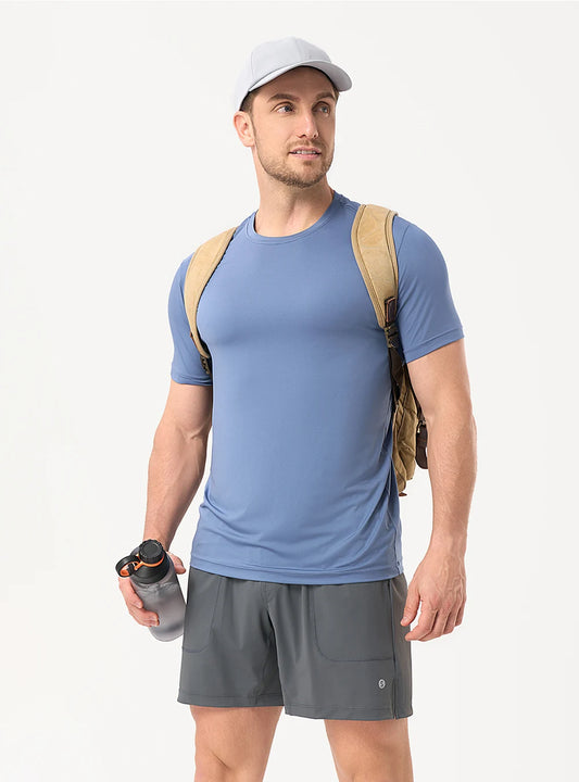 Quick Dry Silky-Soft Crew Neck Undershirts (3-Pack)