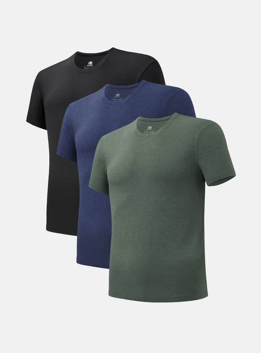 Bamboo Soft Crew Neck Undershirts (3-Pack)