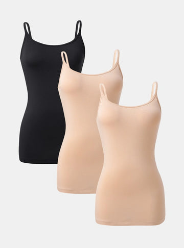 Bamboo Breathable Camisoles (3-Pack)