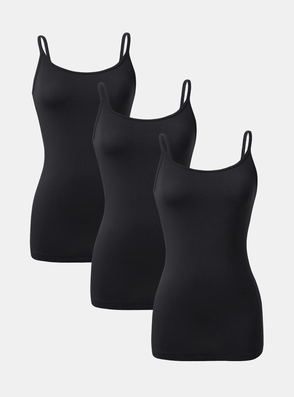 David Archy Women Bamboo Breathable Camisoles (3-Pack)