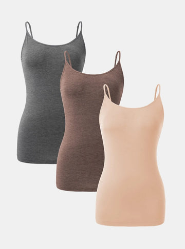 Bamboo Soft Camisoles (3-Pack)