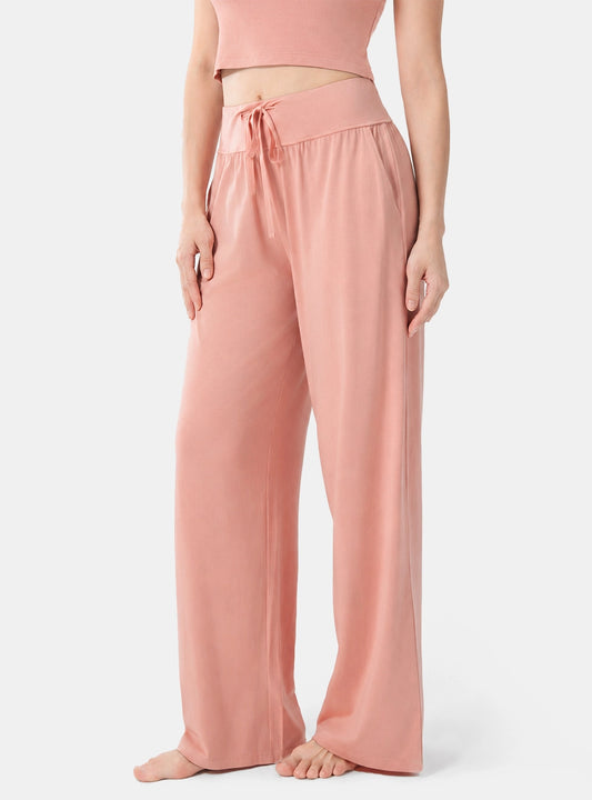 Cotton-Rayon Smooth Relaxed Lounge Pants