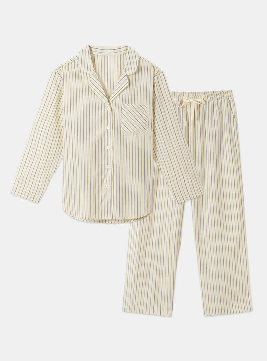 Women’s Woven Stripe Pajama Set