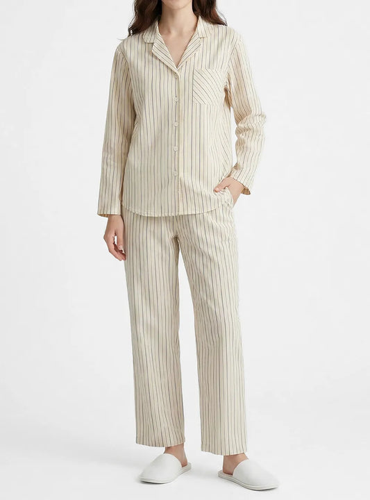 Women’s Woven Stripe Pajama Set
