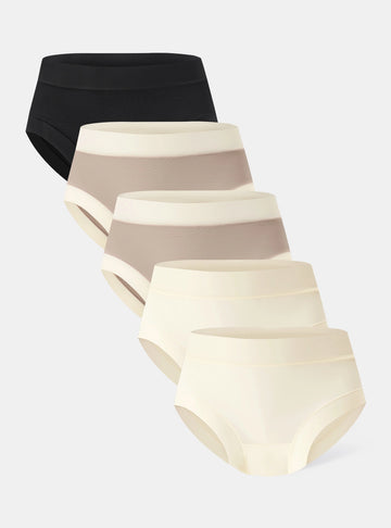 Weightless Breathable High-Rise Briefs (5-Pack)