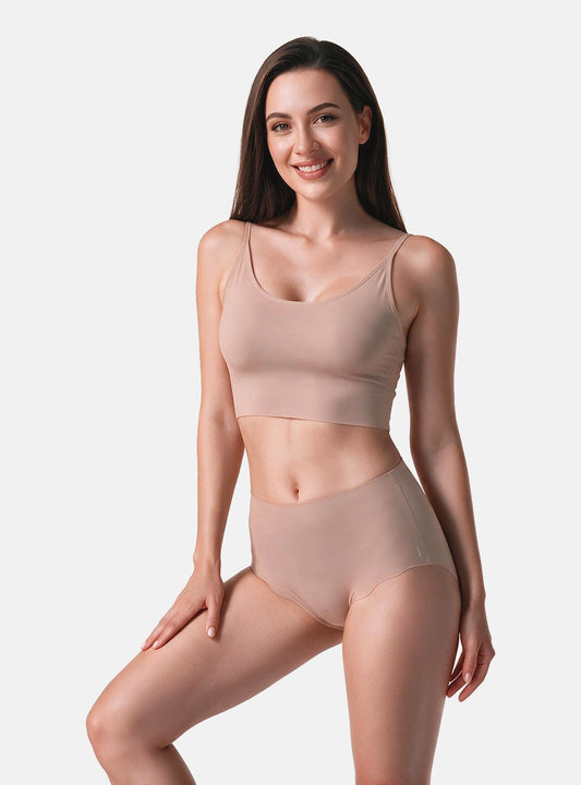 Seamless Scalloped Mid-Rise Briefs (6-Pack)