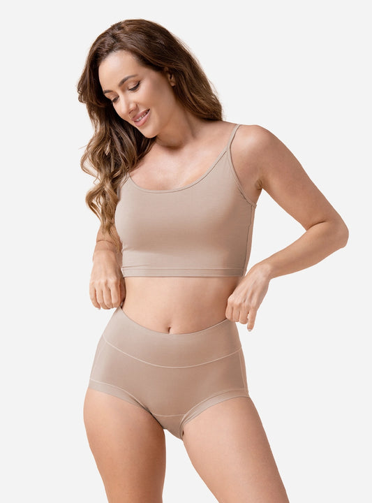 Bamboo Breathable High Rise Briefs (6-Pack)