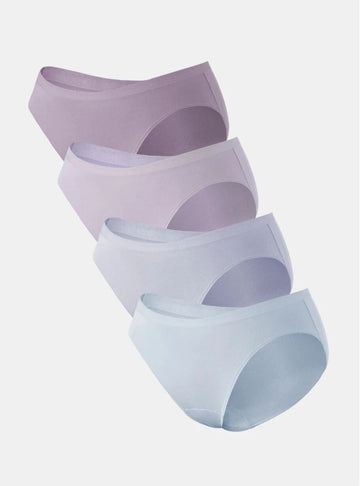 Bamboo Moisture Wicking Low Rise Bikinis (4-Pack)