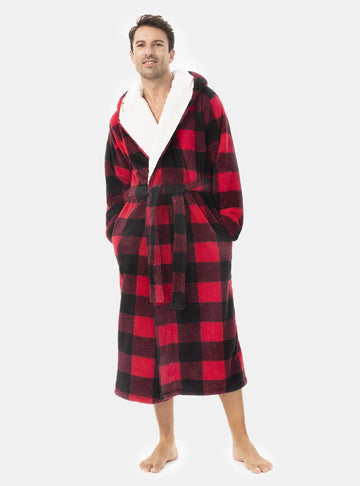 Hooded Fluffy Cozy Plush Robe
