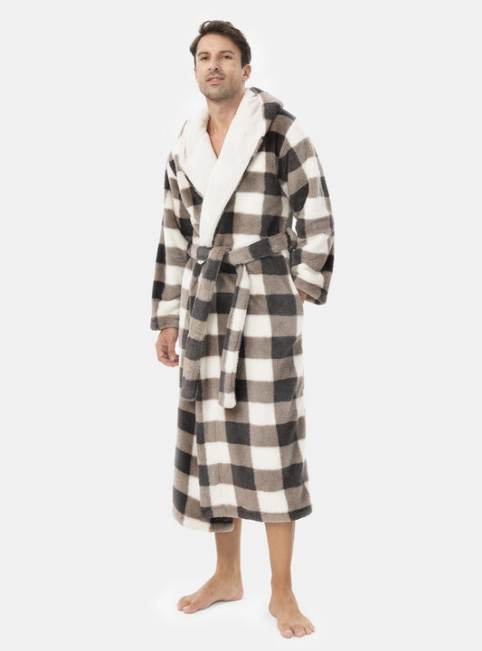 Hooded Fluffy Cozy Plush Robe