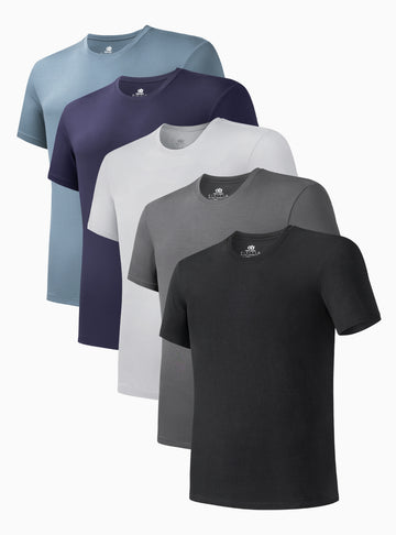 Bamboo Crew Neck Undershirts (5-Pack)