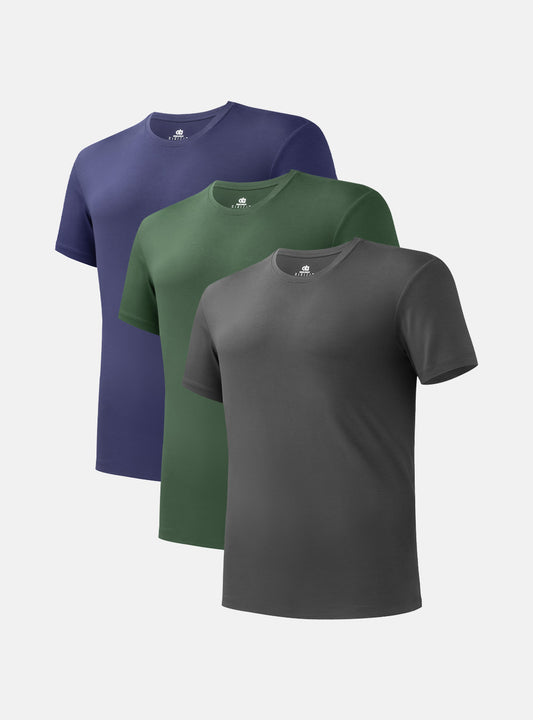 Bamboo Soft Crew Neck Undershirts (3-Pack)