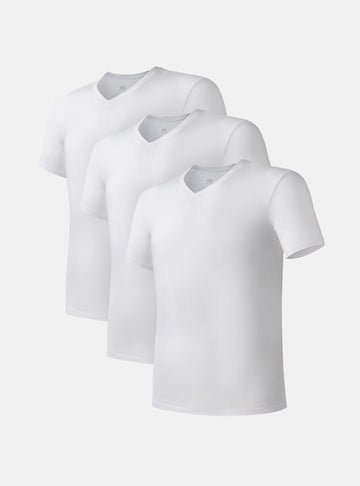 Cotton V-Neck Undershirts (3-Pack)