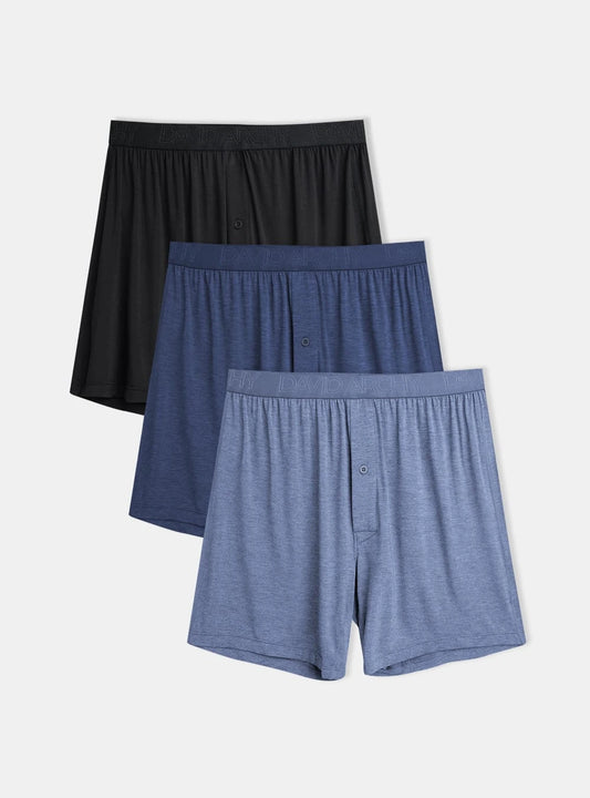 Bamboo Moisture Wicking Boxers 6'' (3-Pack)