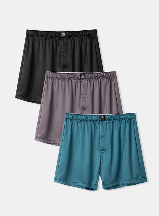 Satin Stretch Boxers 6'' (3-Pack)