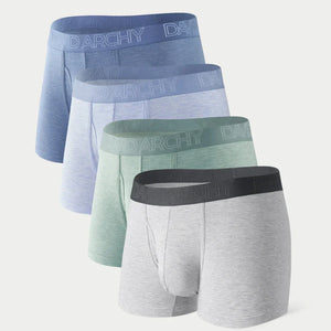 4 Packs Classic Bamboo Rayon Trunks