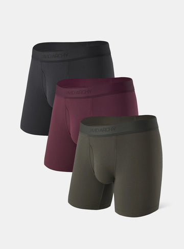 Micro Modal Stretch Boxer Briefs 6.5'' (3-Pack)