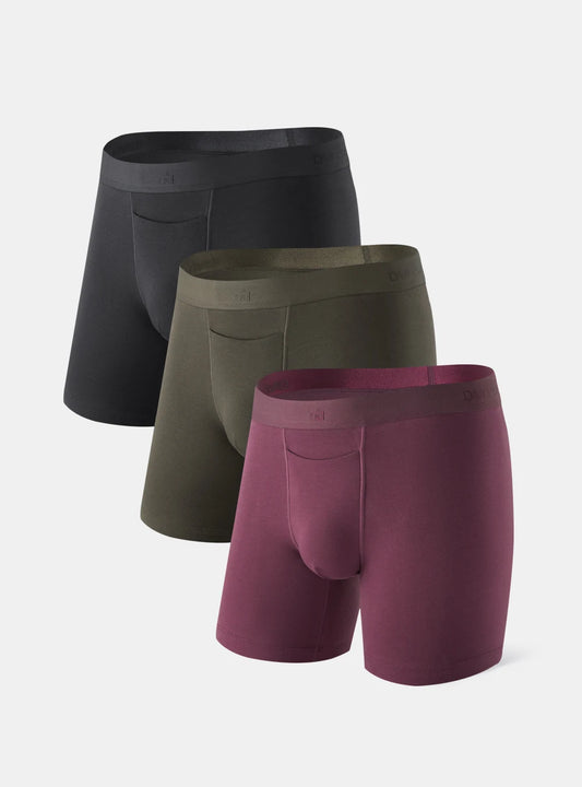 Cotton Ultra-Soft Boxer Briefs 6.5'' (3-Pack)