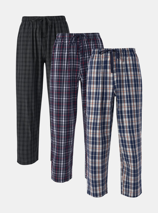 Woven Breathable Sleep Pants (3-Pack)