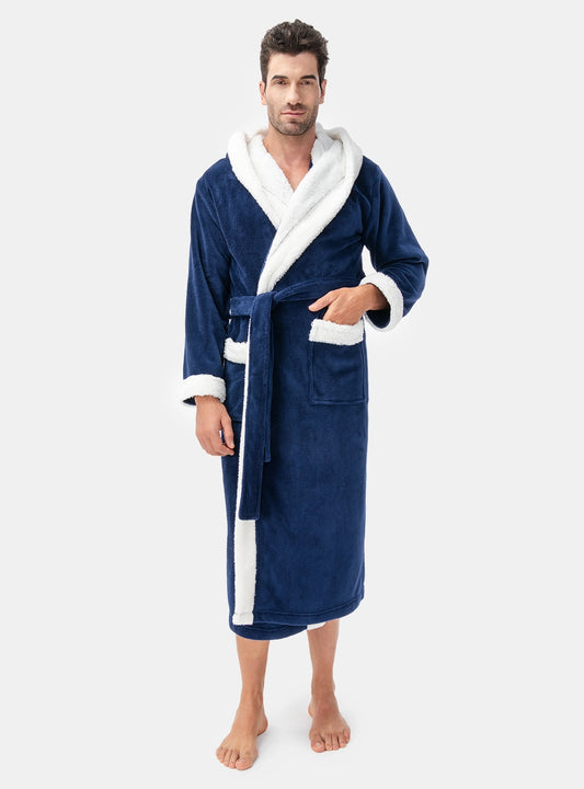Hooded Warm Plush Robe