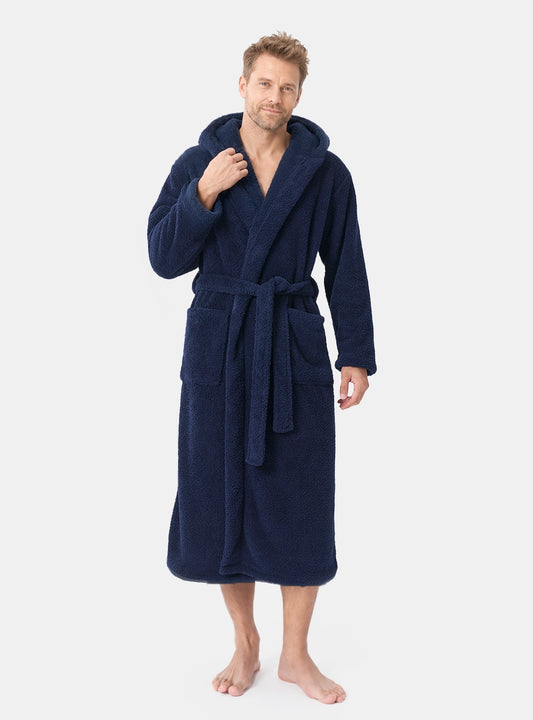Hooded Fluffy Warm Plush Robe