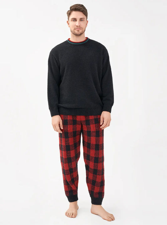 Plush Fleece Cozy Christmas Pajama Set