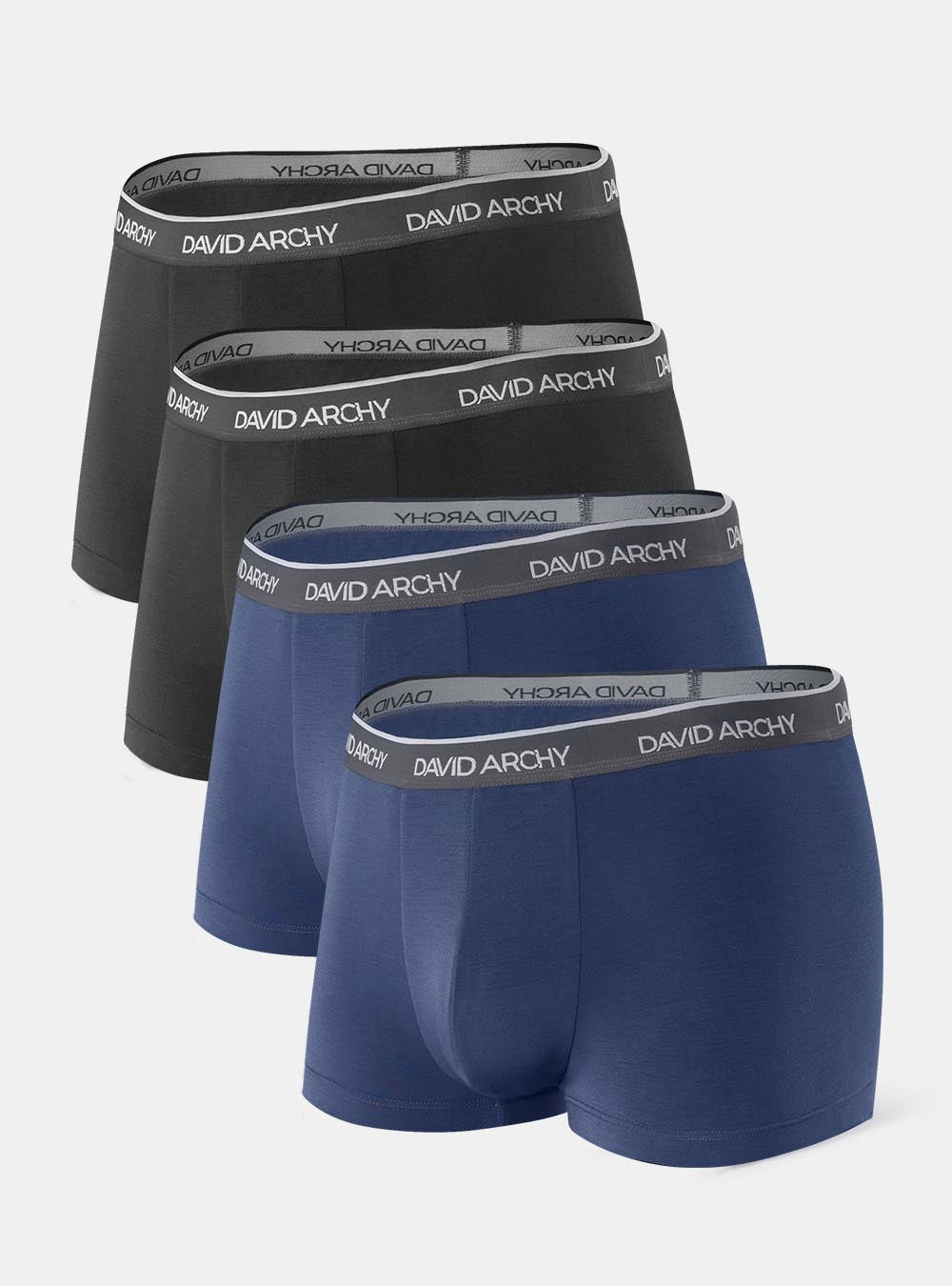 DAVID ARCHY Men's Underwear Ultra Soft Micro Modal Breathable